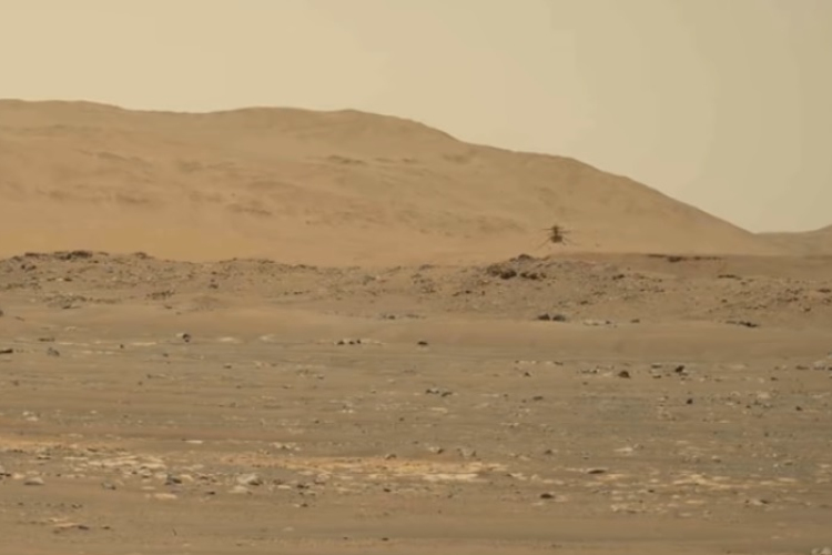 A NASA közzétette marsi helikopterének zümmögő hangját - VIDEÓ