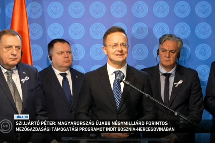 Magyarország újabb négymilliárd forintos mezőgazdasági támogatási programot indít Bosznia-Hercegovinában